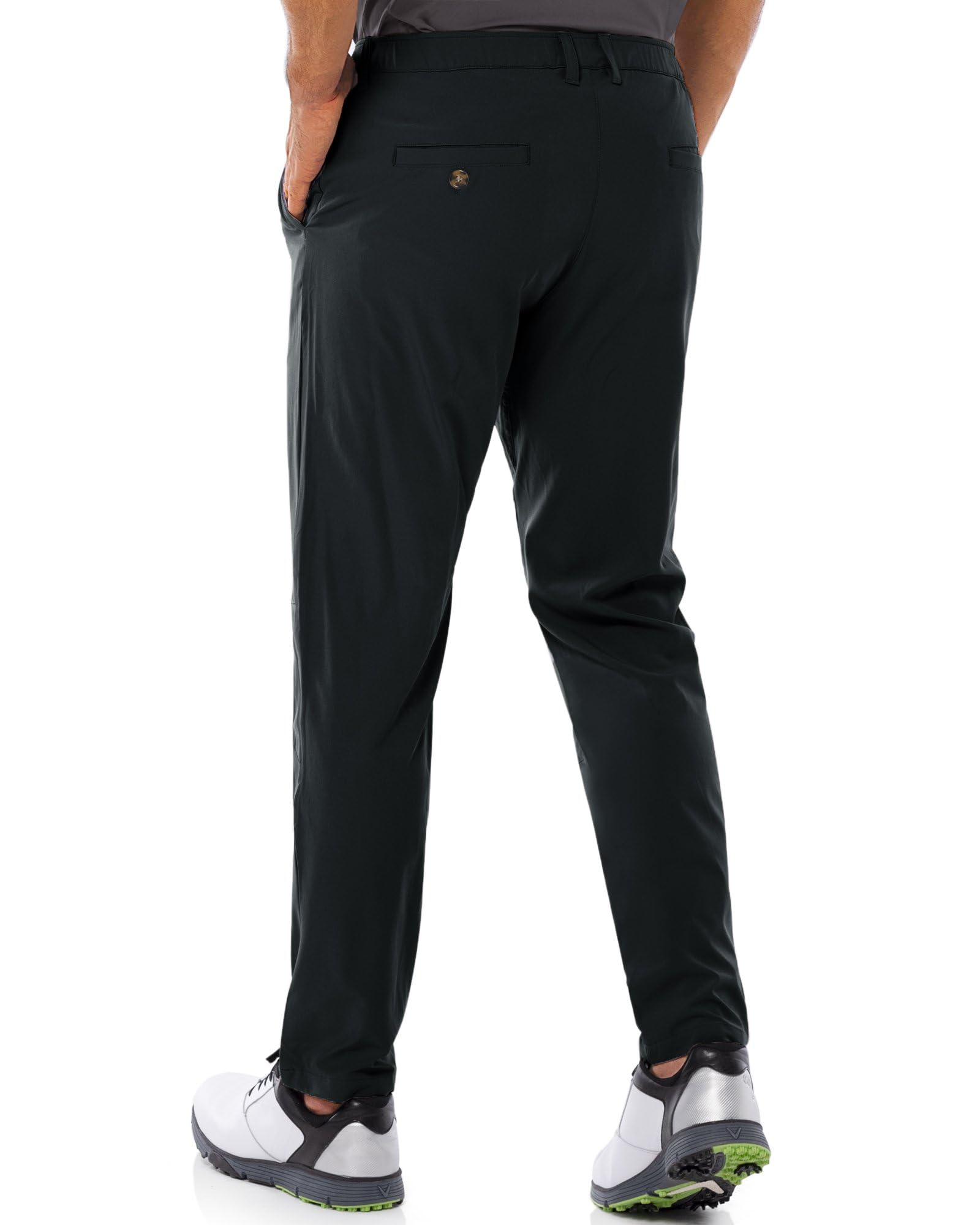 33,000ft Pantalon de golf extensible respirant pour homme, coupe ajustée, séchage rapide, coupe ajustée, coupe ajustée, pantalon de golf long