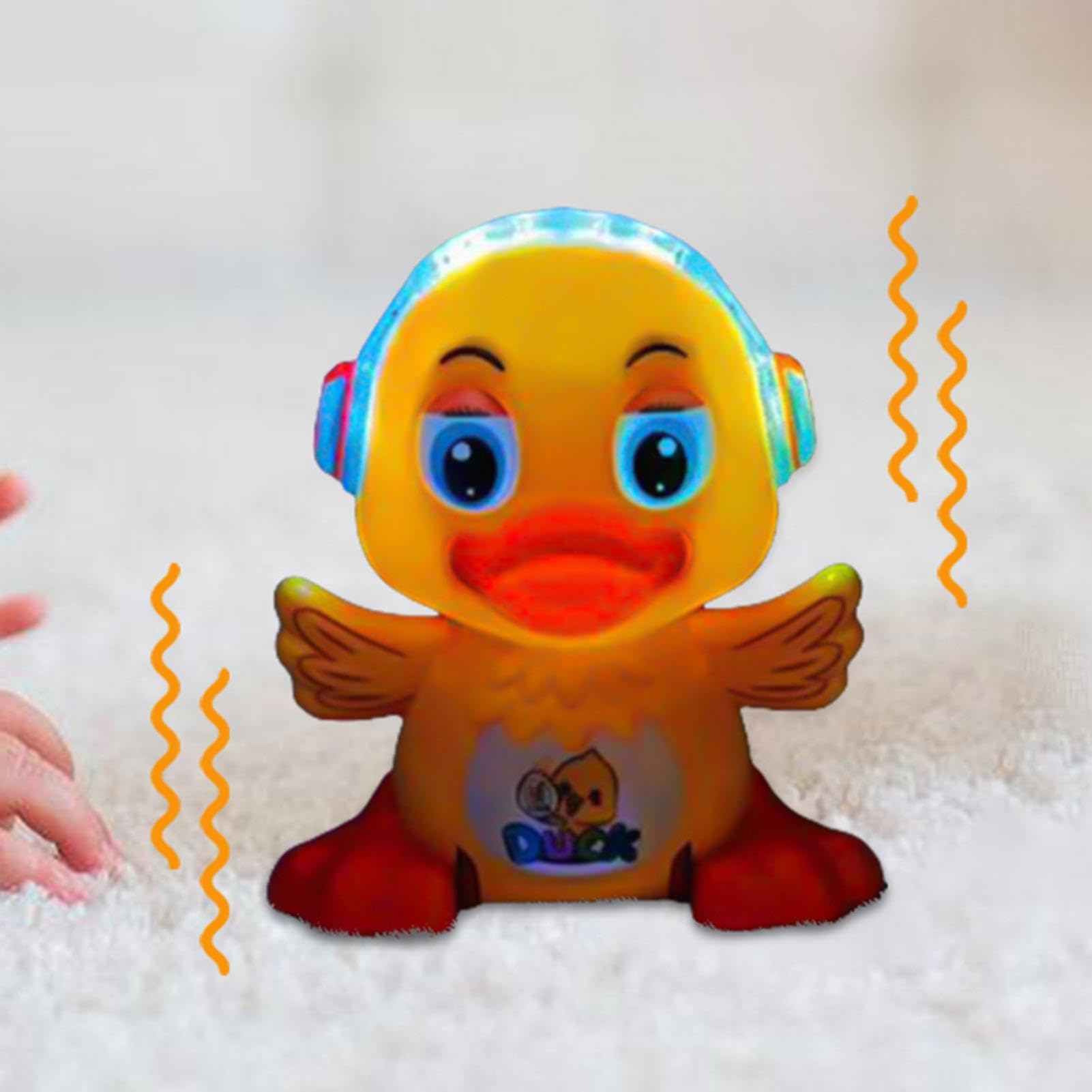 Papera Musicale Interattiva Con Luci LED – Giocattolo Che Canta, Balla E Illumina Per Neonati E Bambini Piccoli