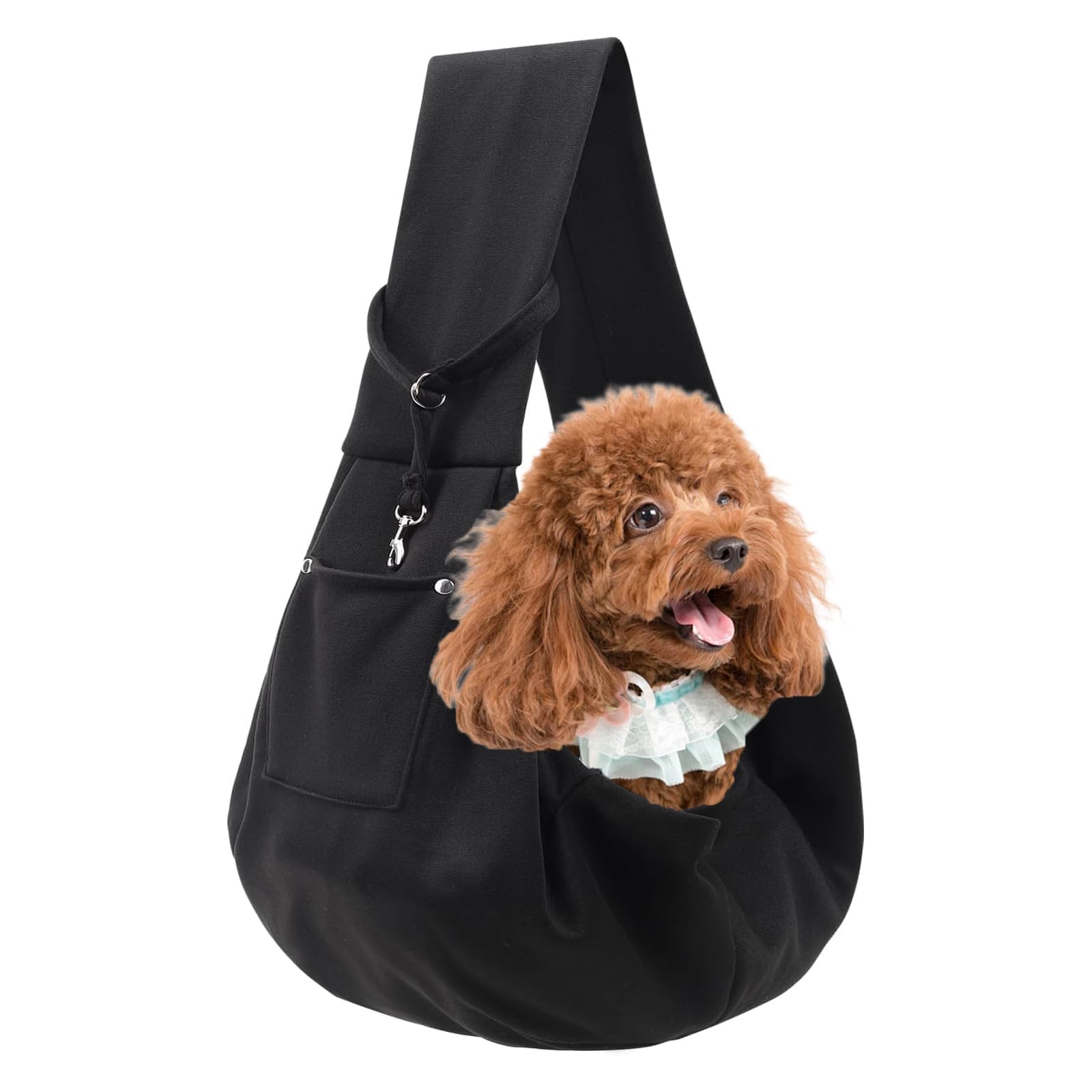 Borsa Trasporto Per Cani Fino 15kg - Zainetto Morbido E Traspirante Per Piccoli Animali - Foto 6