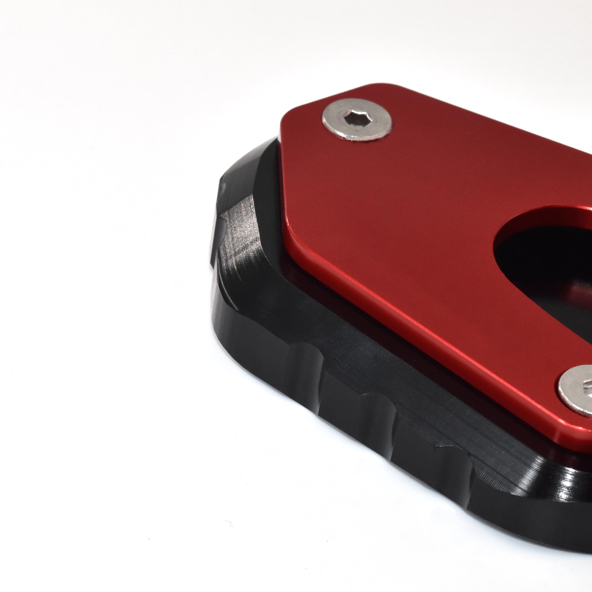 ESPEEDMTC stojak boczny Suzuki GSX-8S GSX-8R 2023 2024 CNC stop aluminium powiększona płyta przedłużająca czarna