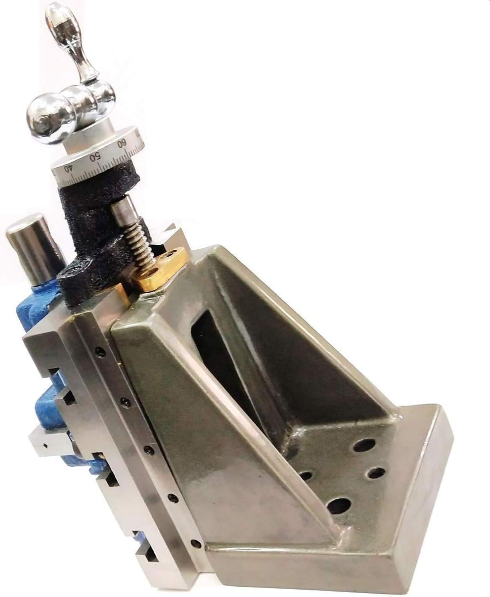 Frezowanie 125 mm x 100 mm stała podstawa prowadnica pionowa i imadło samocentrujące 50 mm