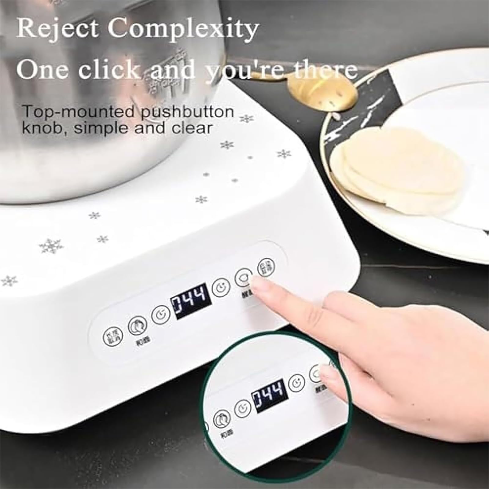 Chef Machine Home Pasta Maker 5l Grande capacità in Acciaio Inossidabile 304 Fermentazione a Temperatura costante Timer Intelligente Adatto per la Cucina Quotidiana