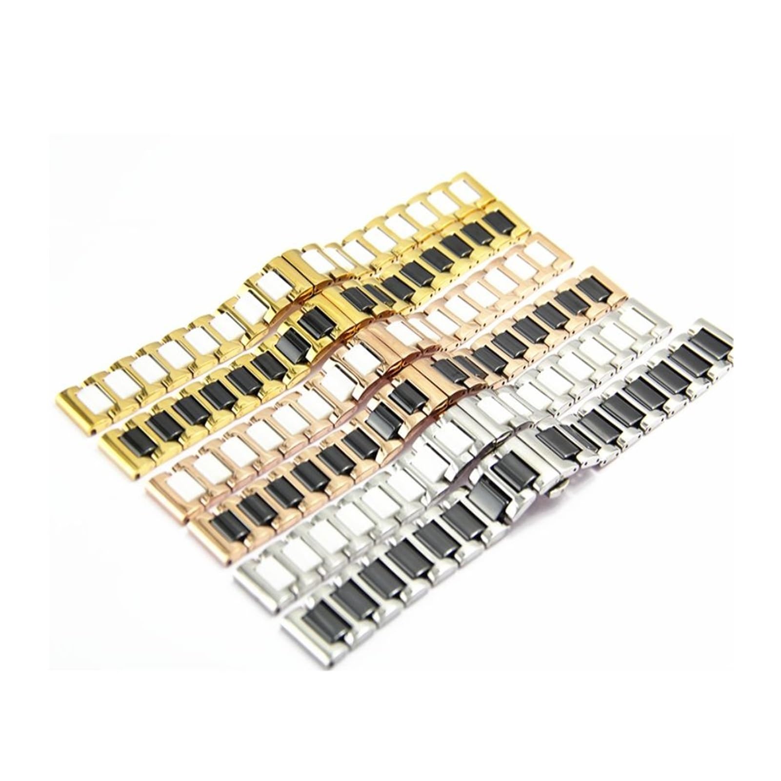 HMFang 12 14 16 18 18 20 22 MM Donne Uomini Ceramica Cinturino Morbido Liscia Riempimento MultiDesign Cinturino In Acciaio Inossidabile Comune Bracciali