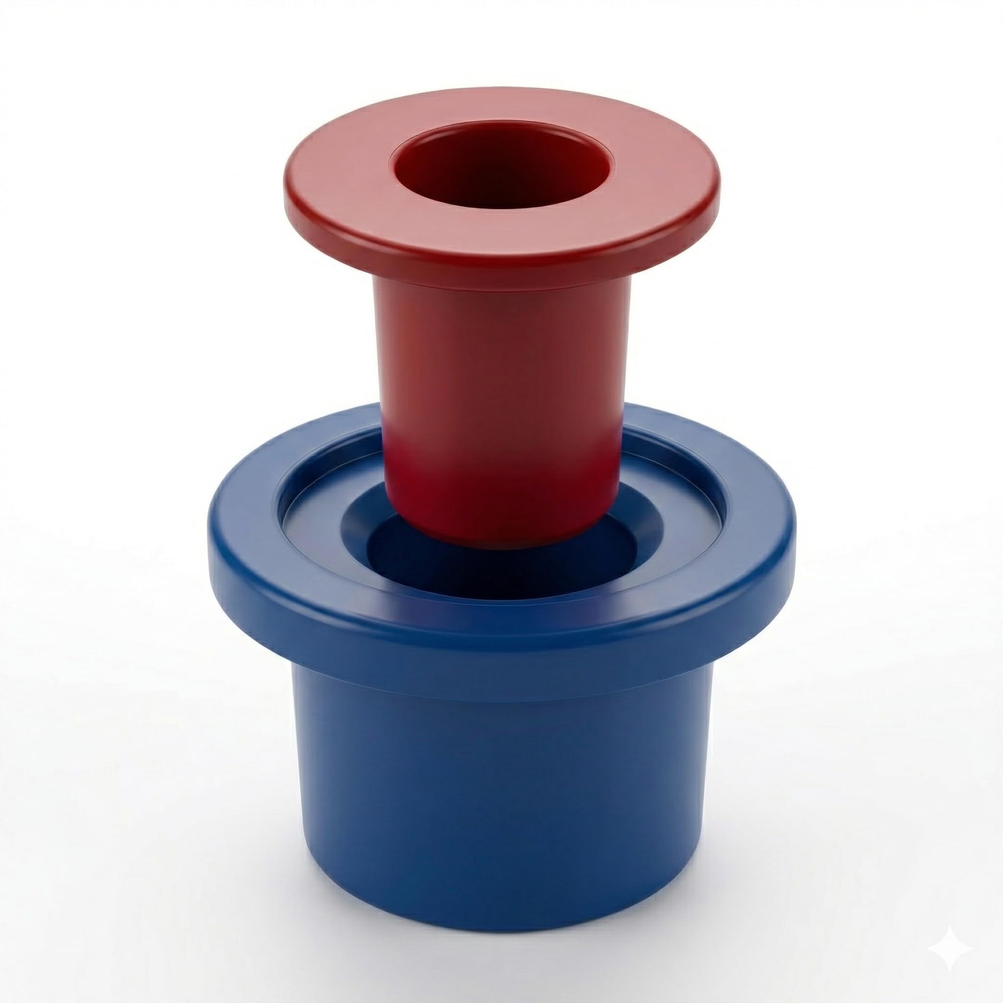 Rela WC-Sitz Stop Einsätze für WC-Sitze gegen Verschieben (6 mm + 8 mm)