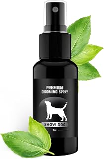 605Products Premium Dog Cologne & Odor Eliminator - Long Lasting Puppy Perfume, Deodorant & Grooming Spray with Essential Oils, 2oz Show Dog