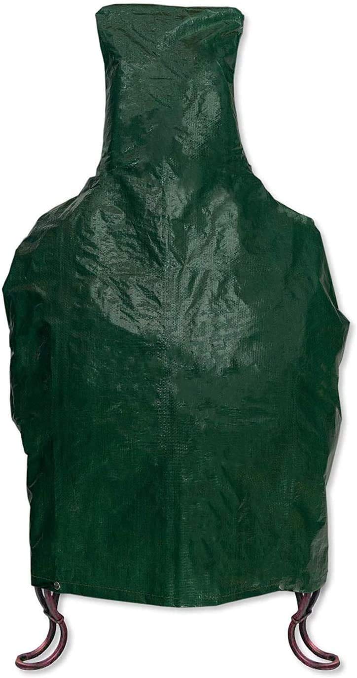 Smashingdealsdirect Green Large Chimenea Cover Waterproof Outdoor Garden Patio Heater Cover - H122 X D61cm