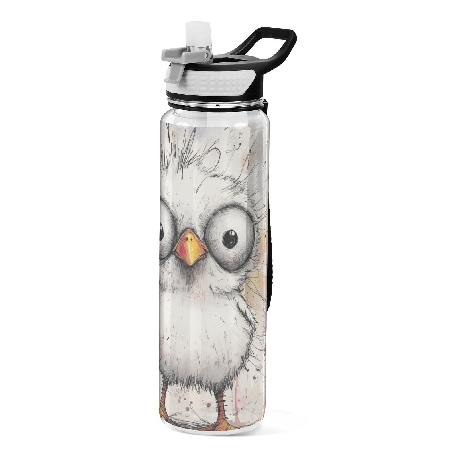 Bouteille d'eau en Tritan de 887 ml réutilisable et saine avec bec verseur étanche