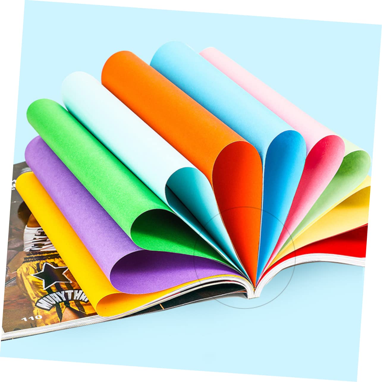 2packungen Farbpapier Format Bedruckbares Papier Für Schreibwaren Papier Für Diy-projekte Mit Je