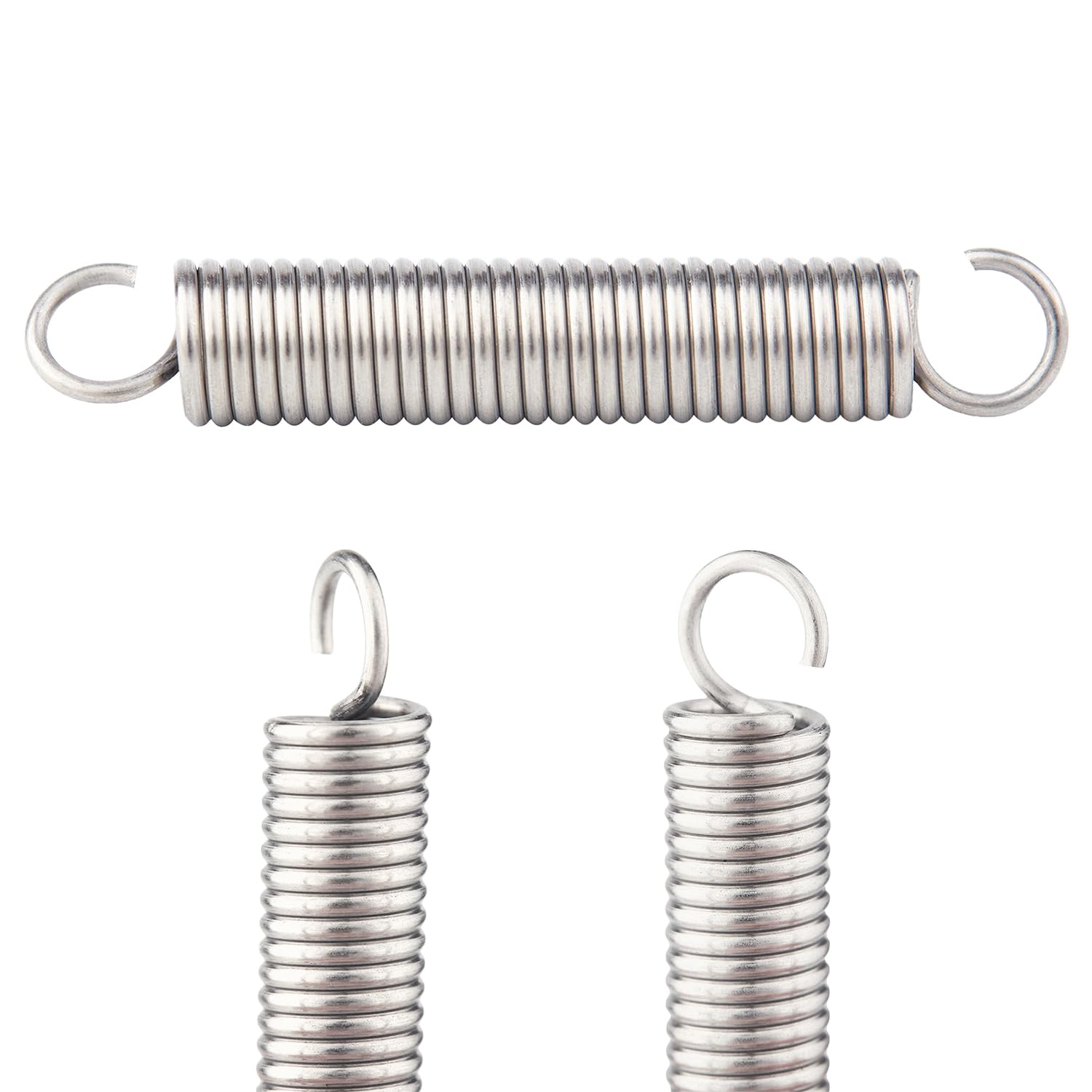 10 Pcs SP 9600 Extension Spring, 1/4 Inch x 1-1/2 Inch Spring 0.035 Inch Stainless Steel Construction Open Ends Extension Springs — Amazon image 2