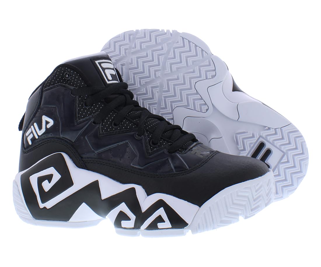 Fila MBNight Walk GS Sneaker Boys Youth Basketball M US Big Kid Blackwhite