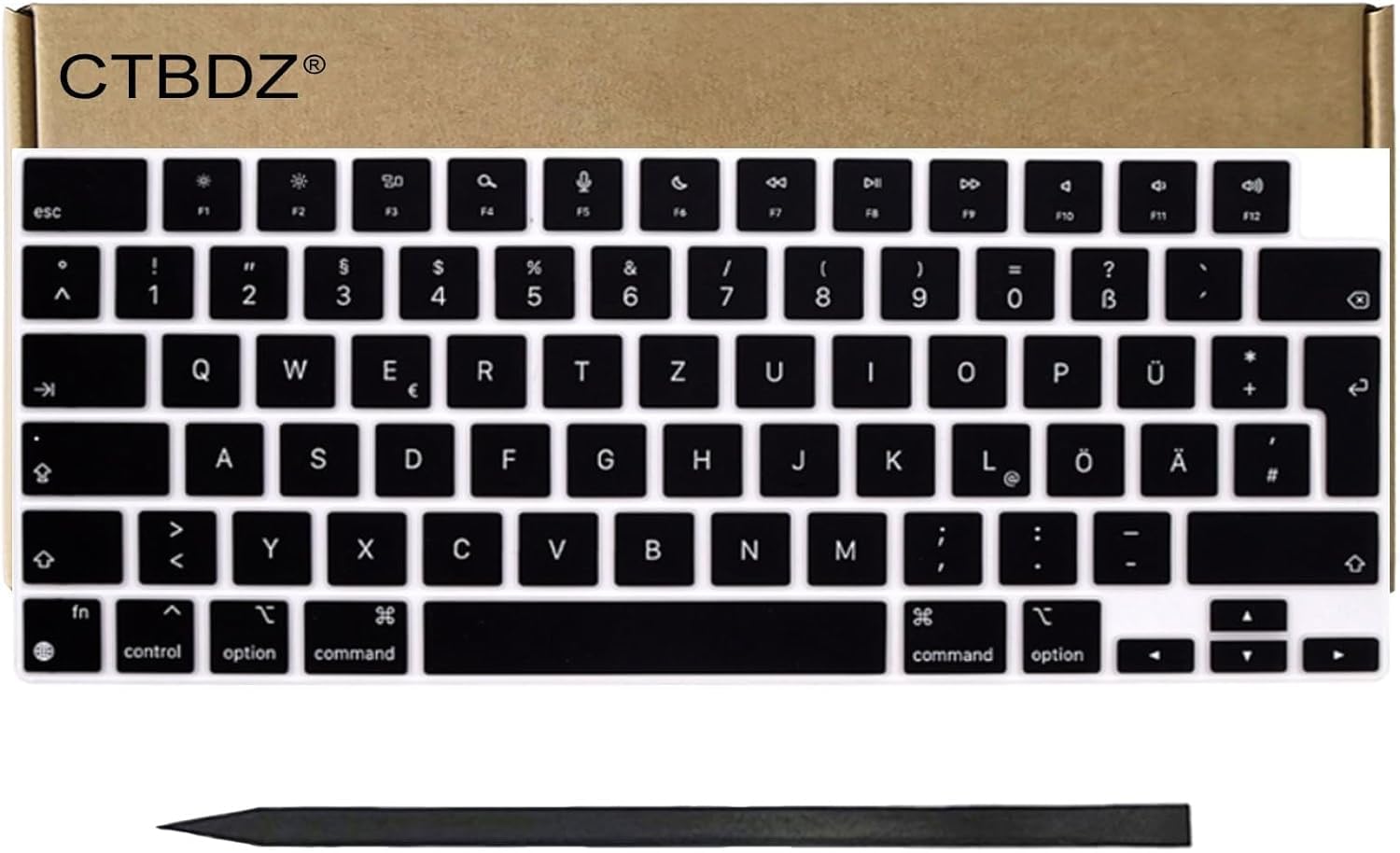 Pardarsey Tastiera di ricambio, set completo di tasti di ricambio GR DE Germania QWERTZ tedesco, compatibili con MacBook Air 13 pollici, modello M1 Pardarsey Tastiera di ricambio, set completo di tasti di ricambio GR DE Germania QWERTZ tedesco, compatibili con MacBook Air 13 pollici, modello M1