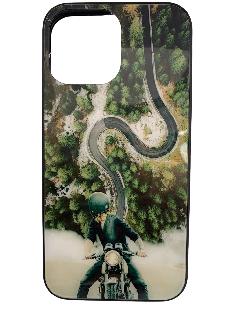 TECHNOPLAY Iphones case, 13 pro max case Compatible with iphone 13 pro Maxx 6.7 inch 3D design Slim Protective Case unique designs (SMOKEY BIKE 13 pro max)