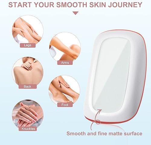 Miniatura 5 de Borrador de cabello de cristal para mujeres y hombres  Simpout Magic Hair Remover, herramienta de depilación de exfoliación 2 en 1, sin dolor,