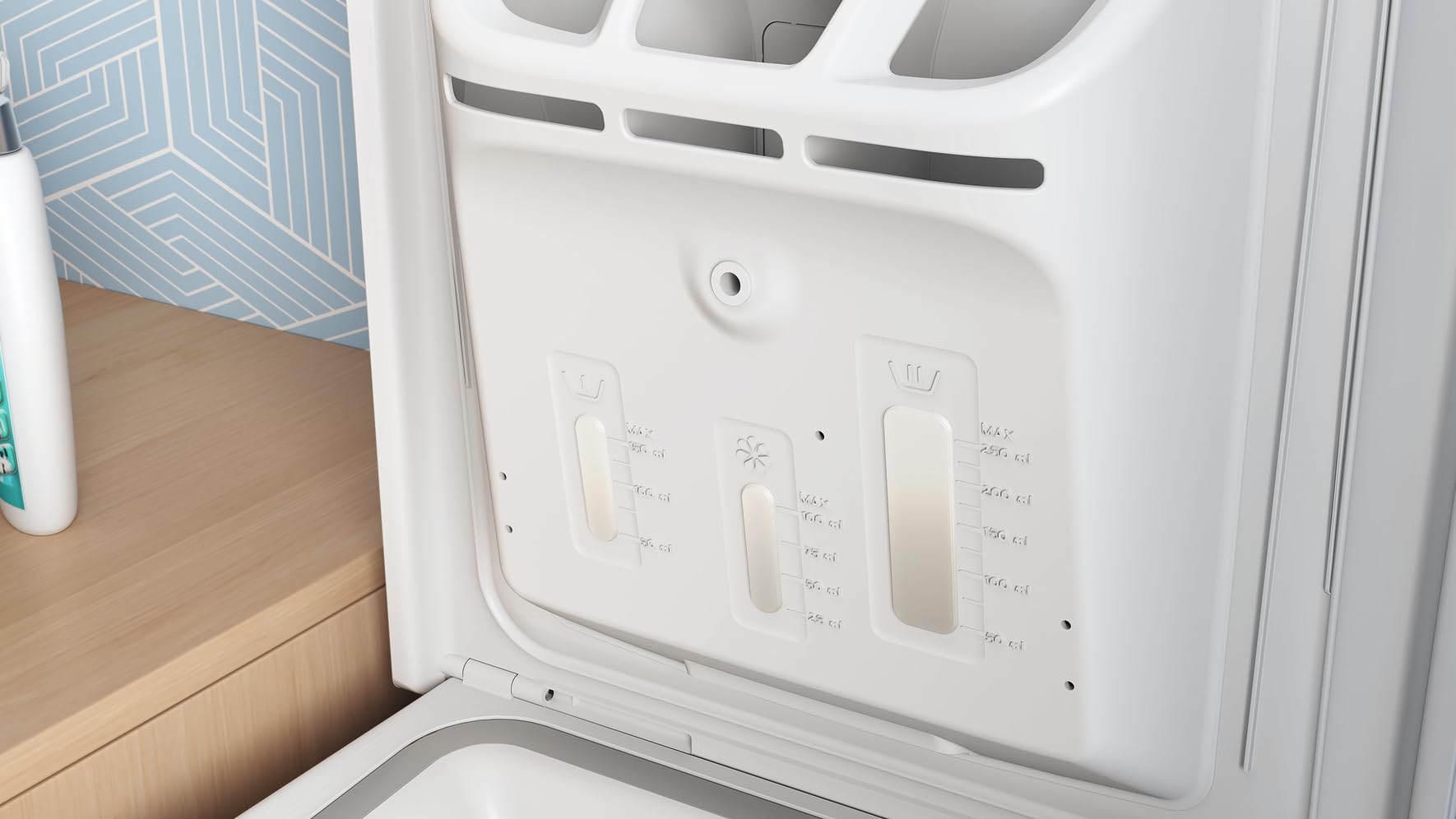 Bauknecht PWT LC55 DE Waschmaschine-Toplader/Turn&Go – wäscht mit nur einem Handgriff bei 30 °C in 45 Minuten/Rapid Wash–5 kurze Zyklen unter 59 Minuten/Extra Waschen–für hartnäckige Flecken
