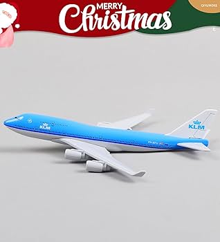 Amazon | QIYUMOKE 1/400 大韓航空 ボーイング747 飛行機モデル 15.5cm