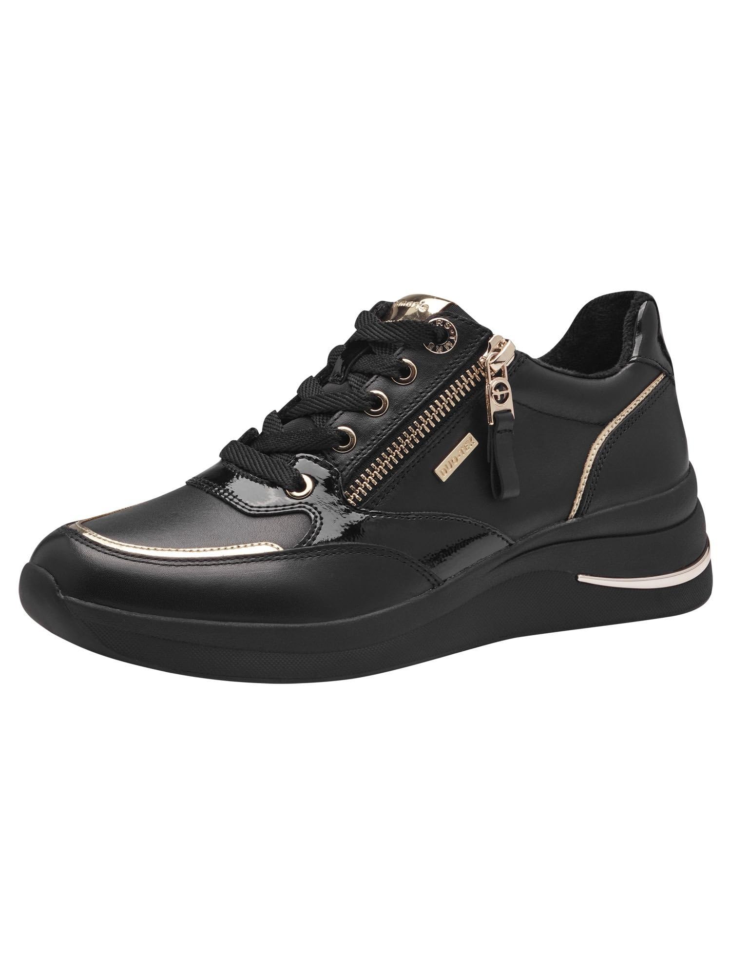 Tamaris Comfort Damen Sneaker flach mit Schnürsenkeln Freizeit