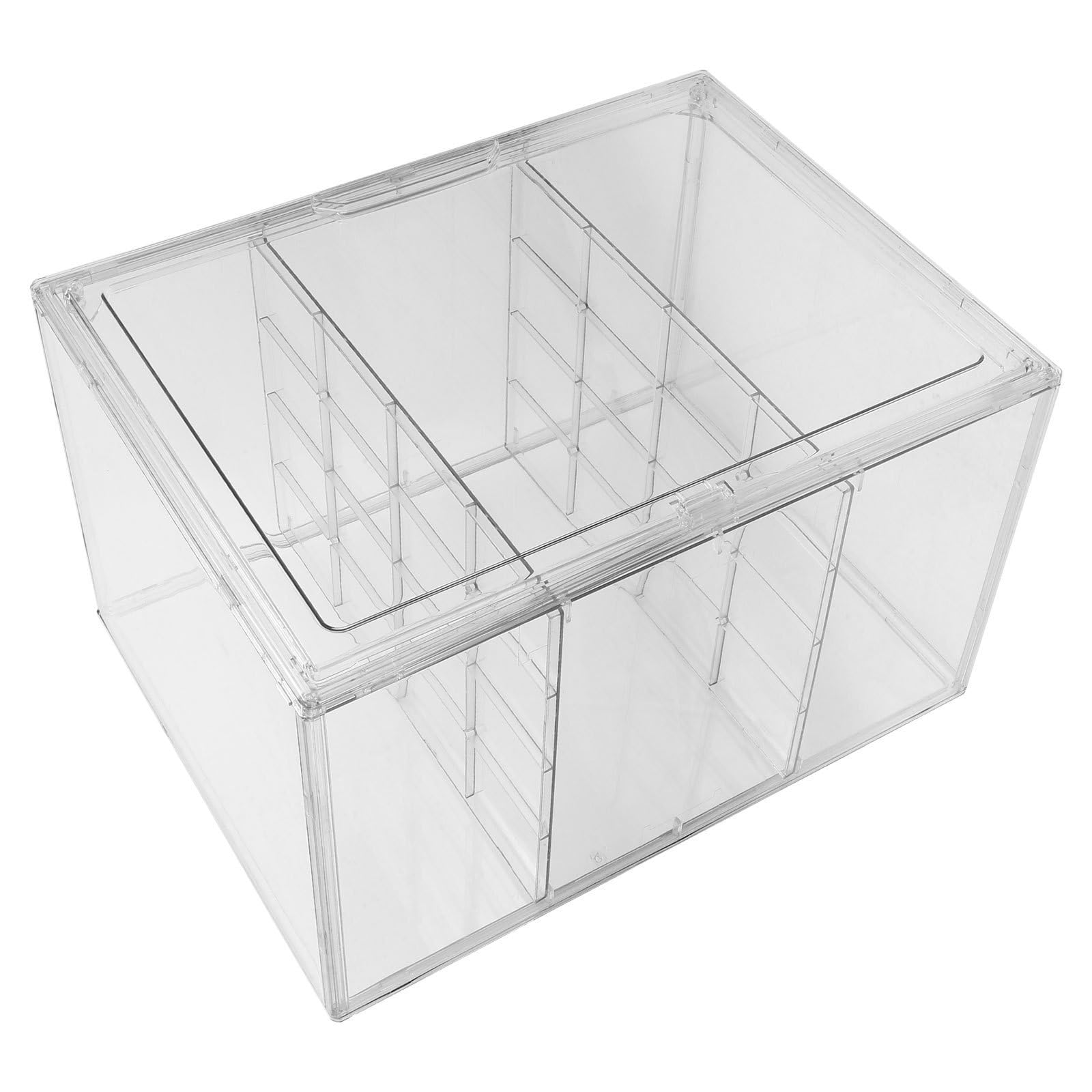 Babyflaschen Aufbewahrungsbox aus Acryl mit 2 Ebenen und Individuellen Fächern für Organisierten Stauraum Küchenarbeitsplatte