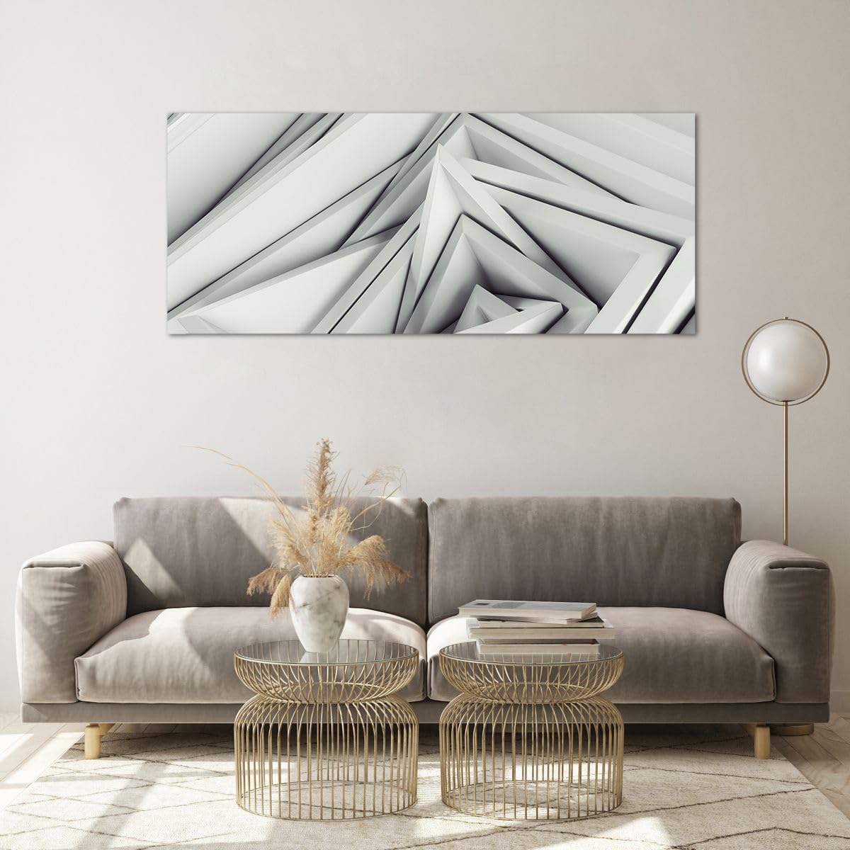 Decoracion Salon Tecnología 3D Moderno Vidrios decorativos 120x50cm Cuadro Sobre Vidrio Moderno Dormitorio Cocina Cuadros Pared Impresiones Impresión en Cristal Wall Art Prints Grande GAB120x50-5224