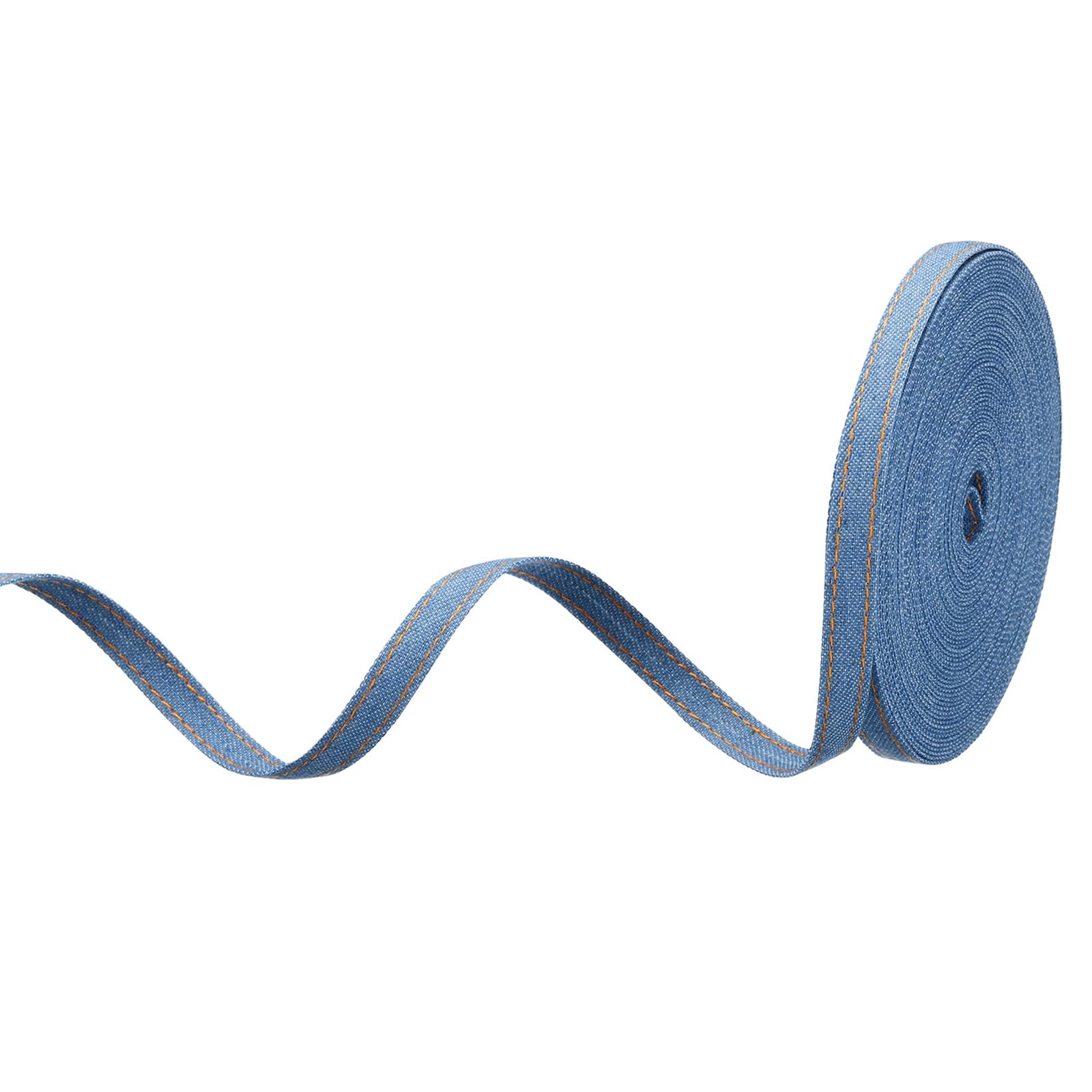 Ruban en denim 3/8 pouces bleu de 11 yards pour la couture
