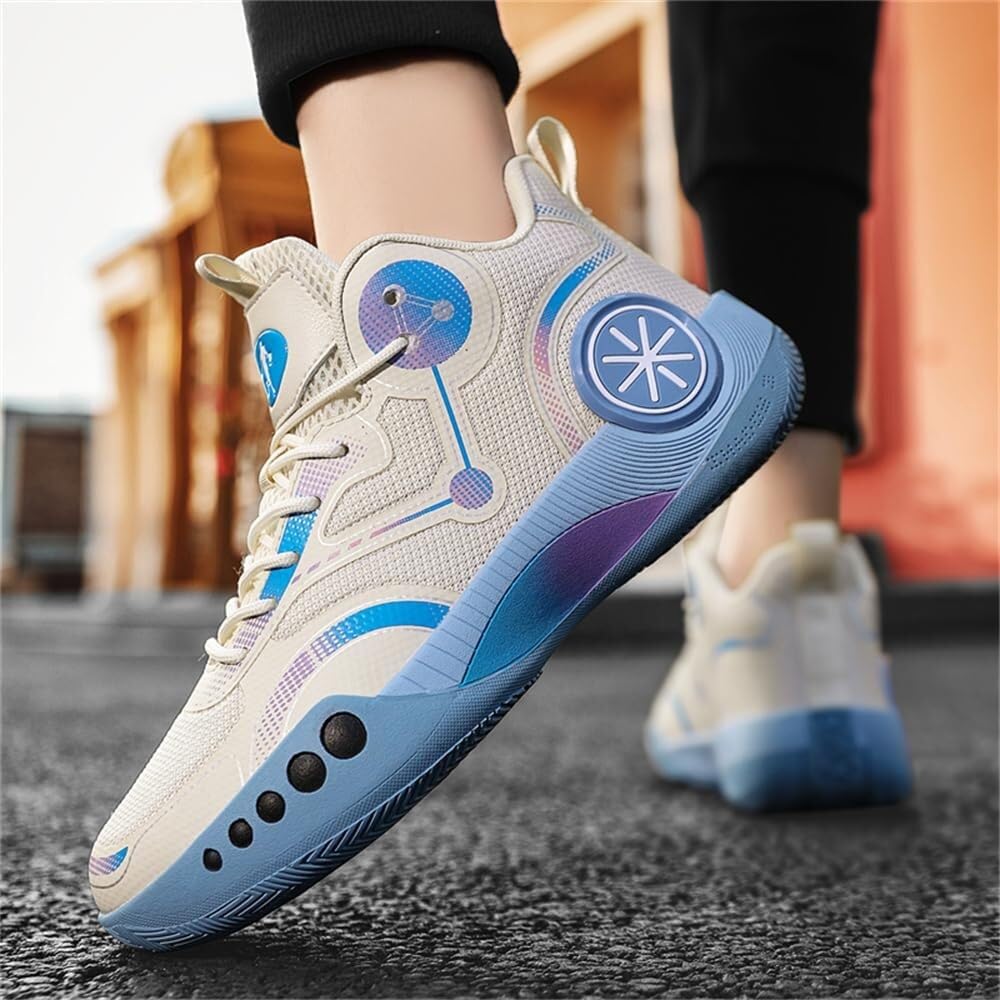Unisex Modne Buty Do Koszykówki Amortyzujące Antypoślizgowe Oddychające Młodzieżowe Treningowe Sportów Na Świeżym Powietrzu Buty spacerowe