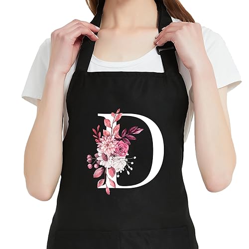 Personalized Aprons for Women with Pockets, Cute Aprons for Women
