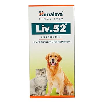 Liv 52 Vet Drops 30 ML(Pack of 5),Green(LV52-30H)