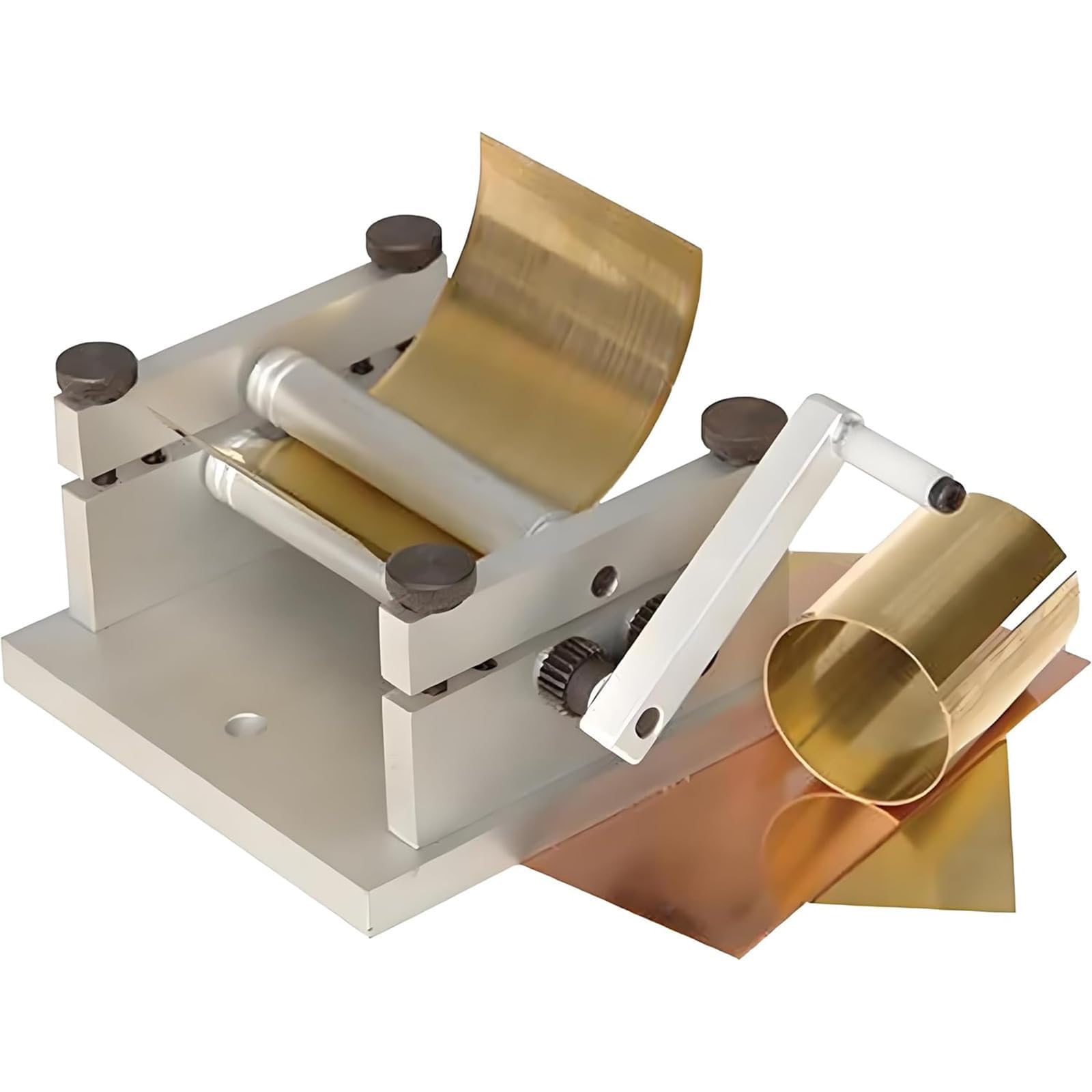 Rouleuse Manuelle pour Tôles Souples, Cintreuse De Tôles en Acier Inoxydable, Largeur Jusqu'à 5 Cm, pour La Fabrication De Bijoux