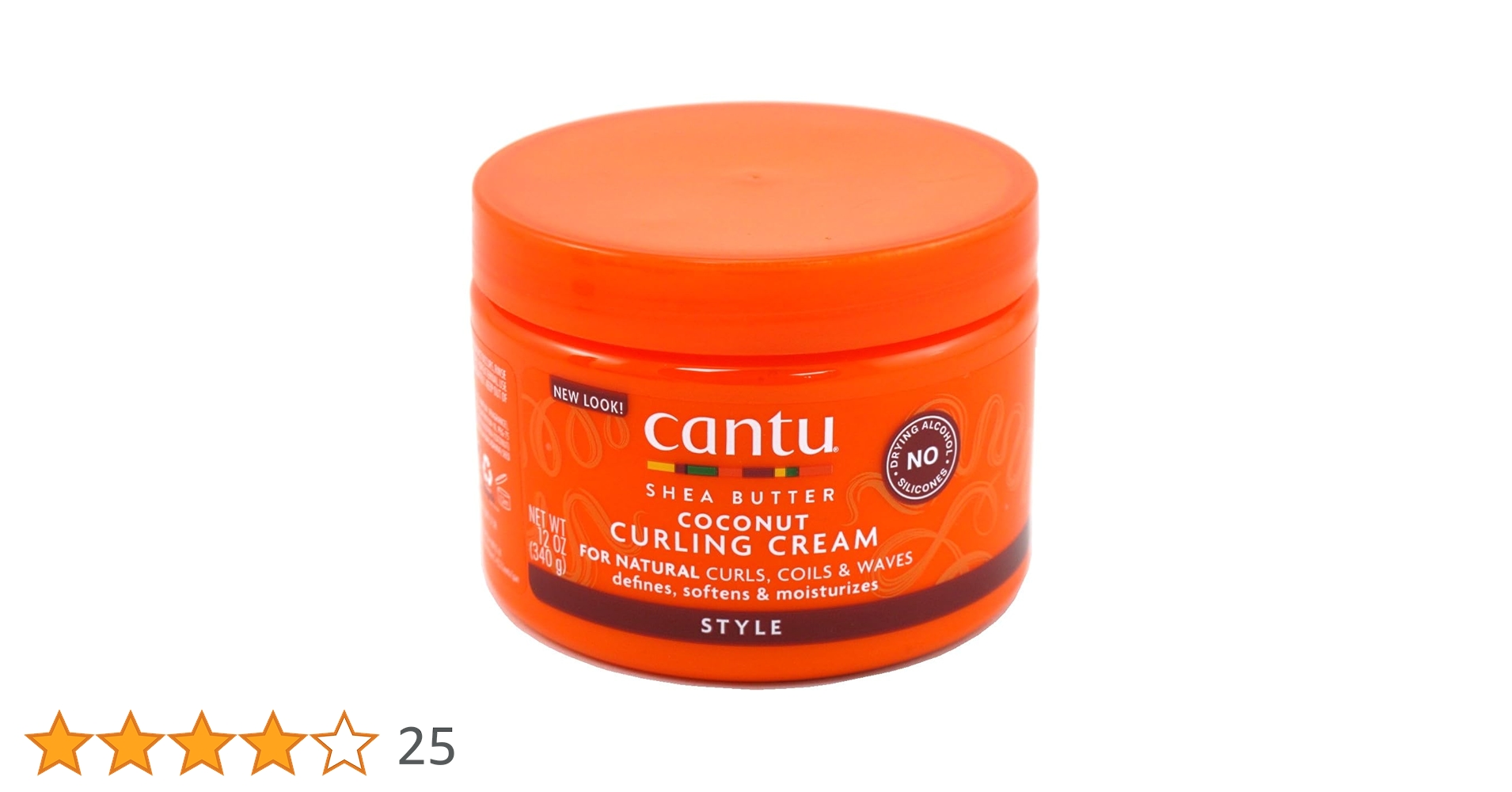 Amazon | Cantu ナチュラルヘアココナッツカーリングクリーム12オンス