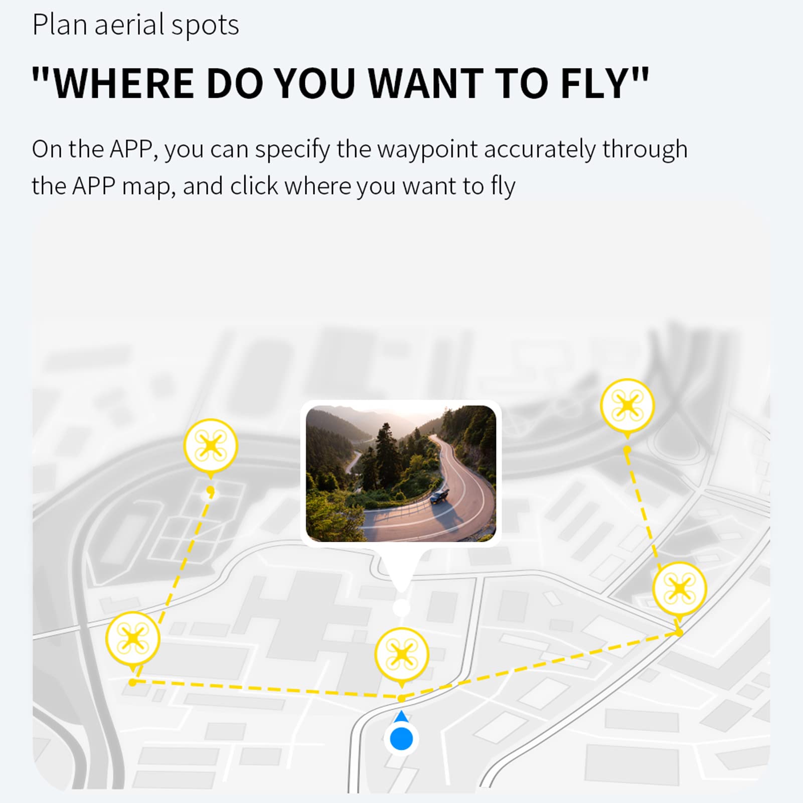 Drone con Fotocamera per Bambini e Adulti, quadrirotore RC per Principianti, Fotocamera HD 4k, atterraggio con Un Tasto, Altezza Fissa in bilico, Flusso Ottico Altezza Fissa, Regolazione del