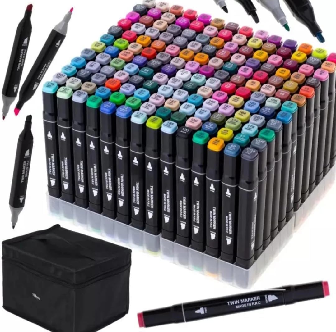 Touch Alcohol Markers Professional Art Set 100 Double Ended Blendable Alcohol Based Ink Colors With Fine And Chisel Tip. Perfect For Artists Beginners Adults And Kids,Multi Coloured (B0CVNFM52K) Amazon Price History, Amazon Price Tracker
