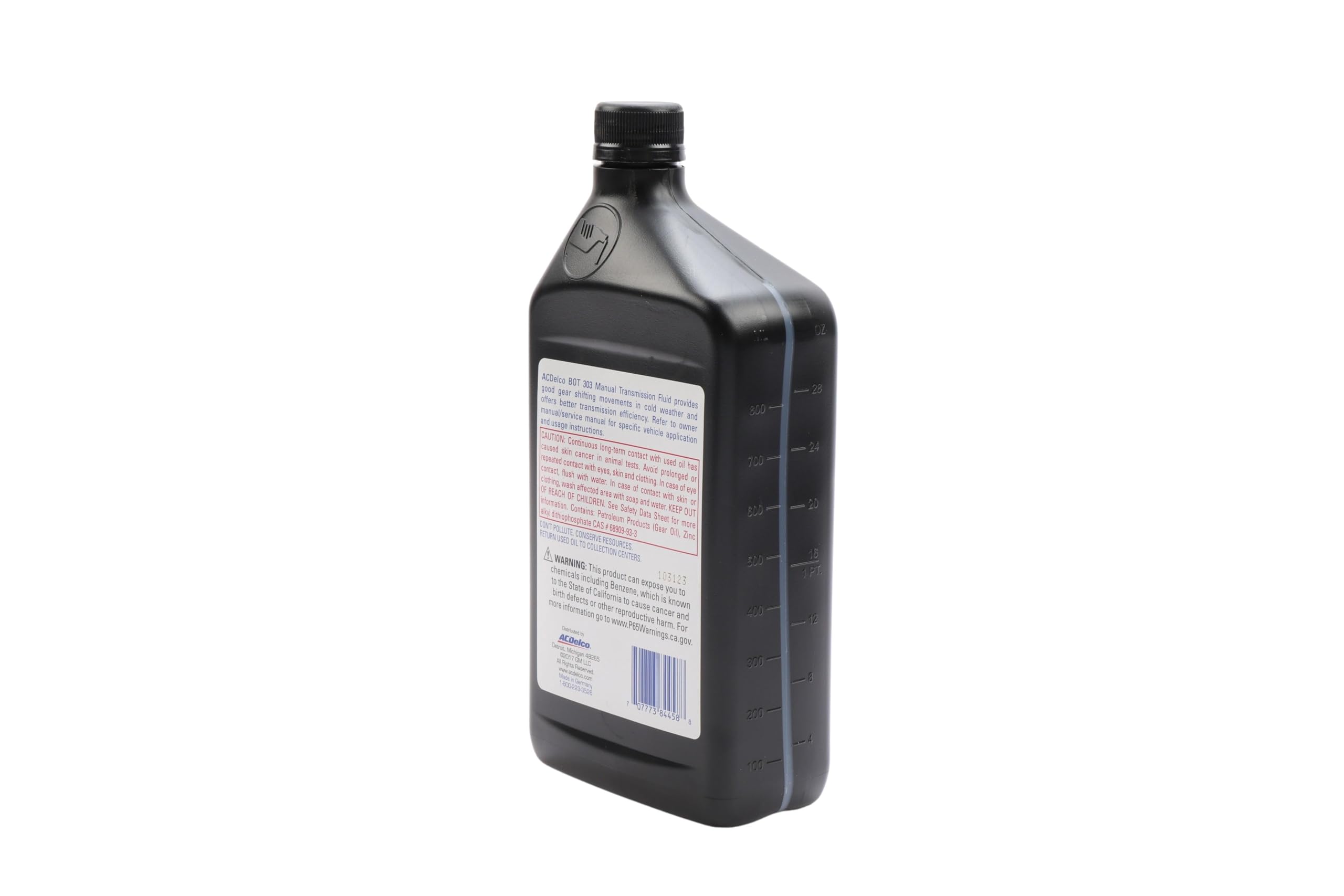 ACDelco 10-4037 70W BOT 303 Modified Low Viscosity Manual