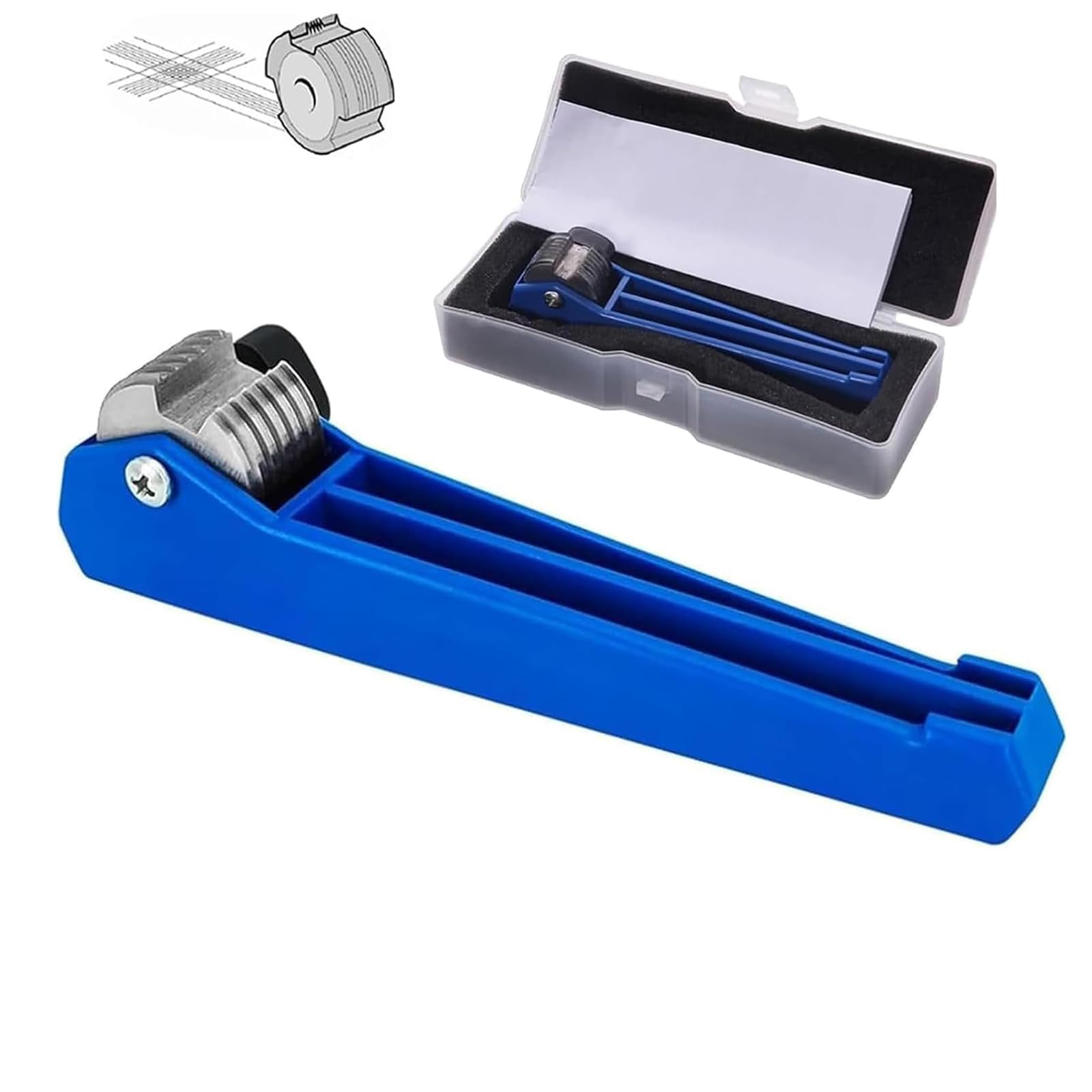 Probador de adherencia, trazador profesional de película de pintura con hoja de 2 mm para revestimiento de 60-100 μm, ideal para acabados de pintura, chapado y pulverización