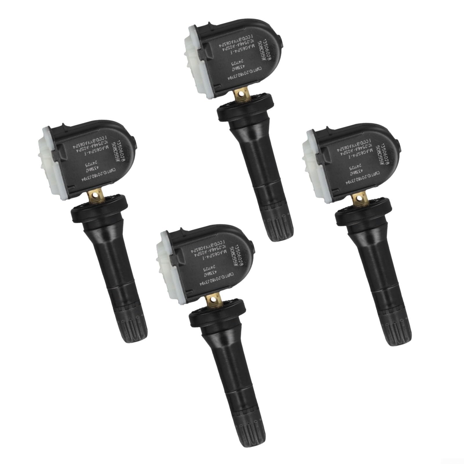 Sensore di monitoraggio della pressione dei pneumatici per Opel Dal Bj 2006 al Bj 2017 TPMS 13506028 Sensore di ricambio per Adam Ampera Astra 2012 2017, YQ00956280, YR00254380 (4PCS)