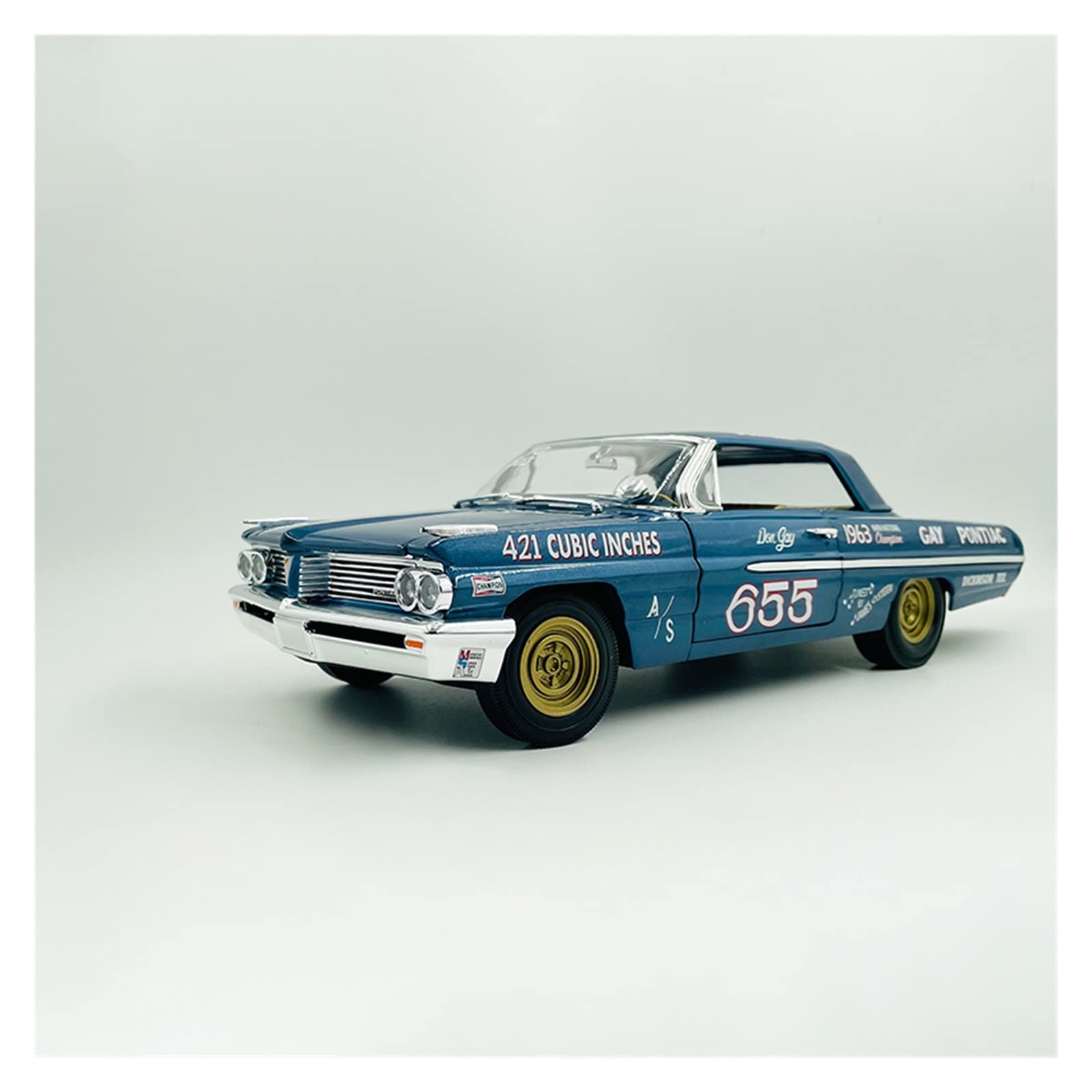 Best Gift 1/18 for 1962 Pontiac Catalina Super Duty Metal Casting