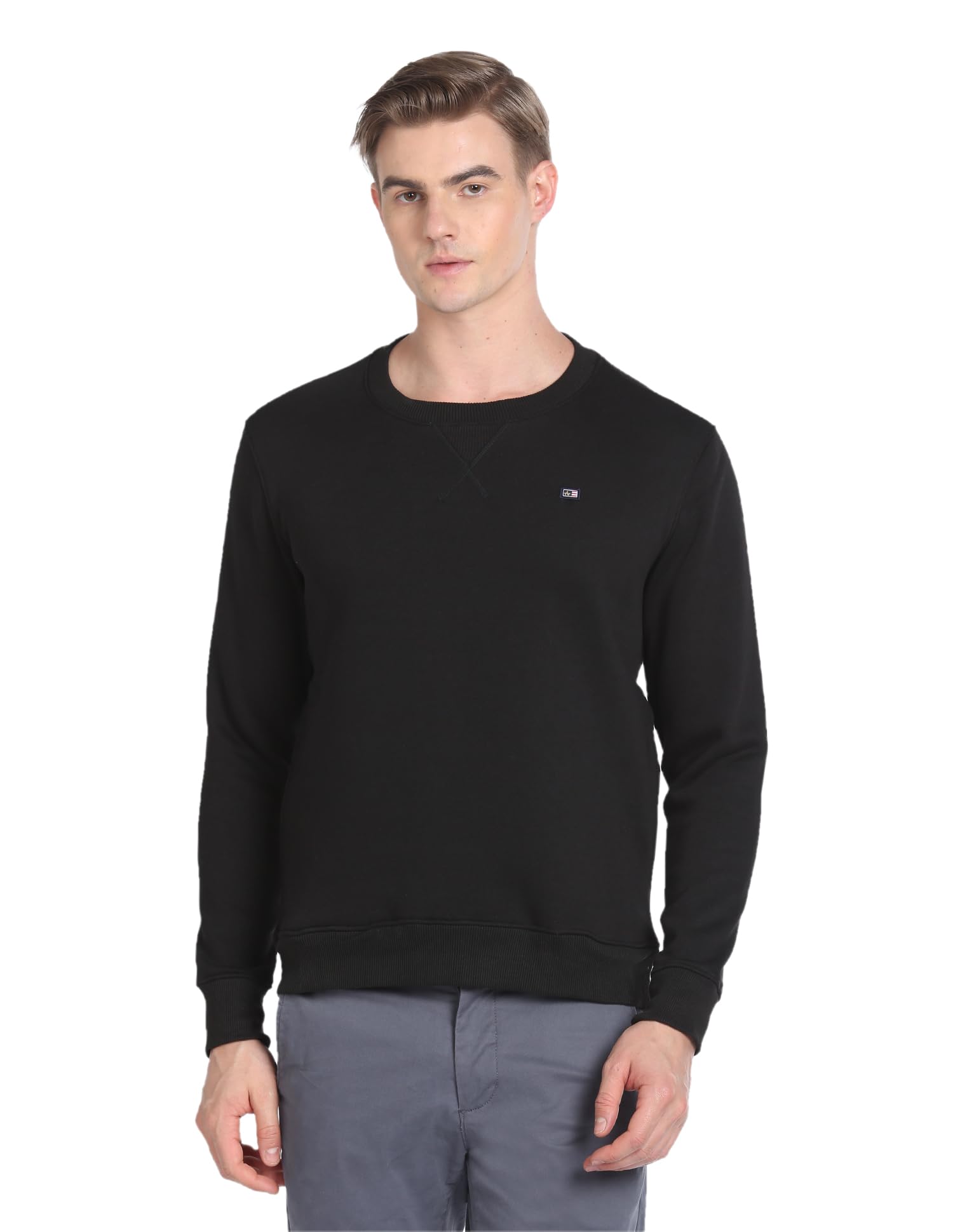 Men's Cotton Round Neck Sweatshirts-image-28