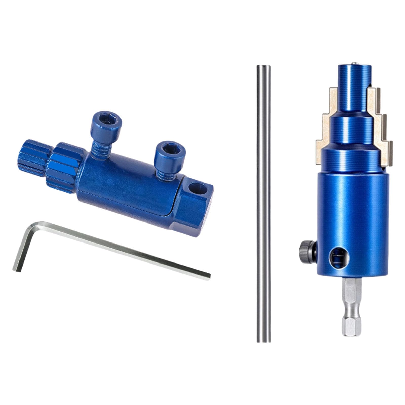 1 / 2inch 3 / 4inch 1inch Break Pipe Extractor Manual Electric for Rusted Faucet Bolt for Electric Drill Quickly Remove Drill Powered Pipe Extractor