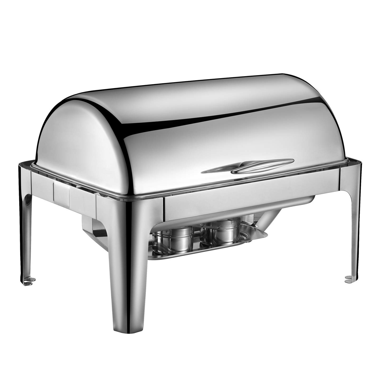 Ensembles de réchauds en Acier Inoxydable, Ensemble de réchauds 9L, Buffet de Chauffe-Plats, Ensemble Professionnel de Chauffe-Plats pour la Restauration, Le Buffet et la fête