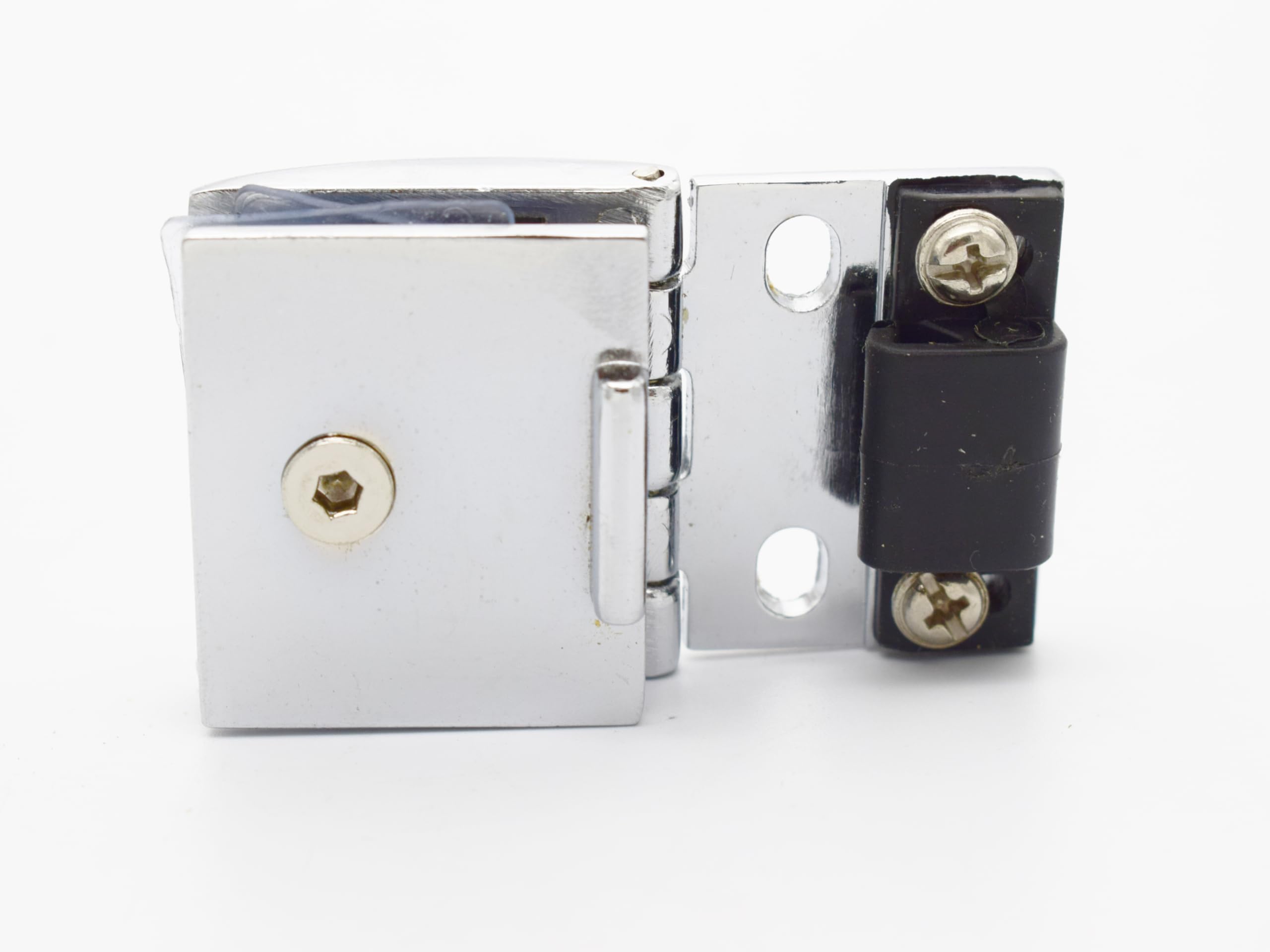 Heavy Duty Glass Hinges - RAB Chrome Finish -3