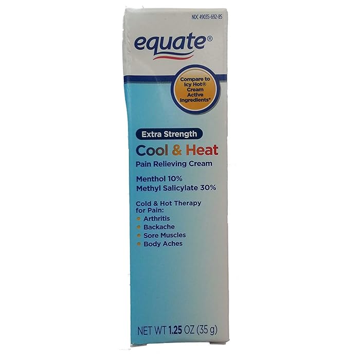 Buy Equate Cool & Heat Pain Relieving Cream, 1.25oz, Compare to Icy Hot