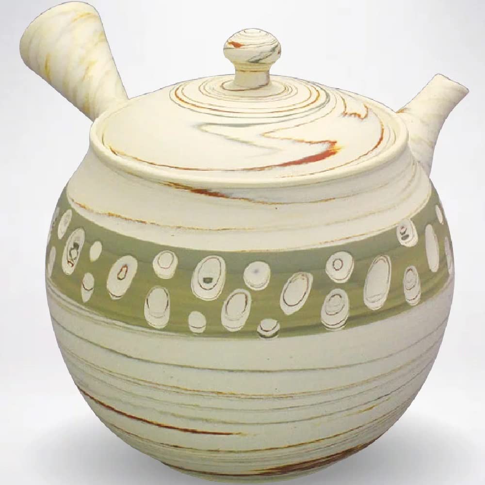 Amazon.co.jp: 常滑焼 マグカップ 憲児陶苑作 白練込み水玉 (赤) : ホーム