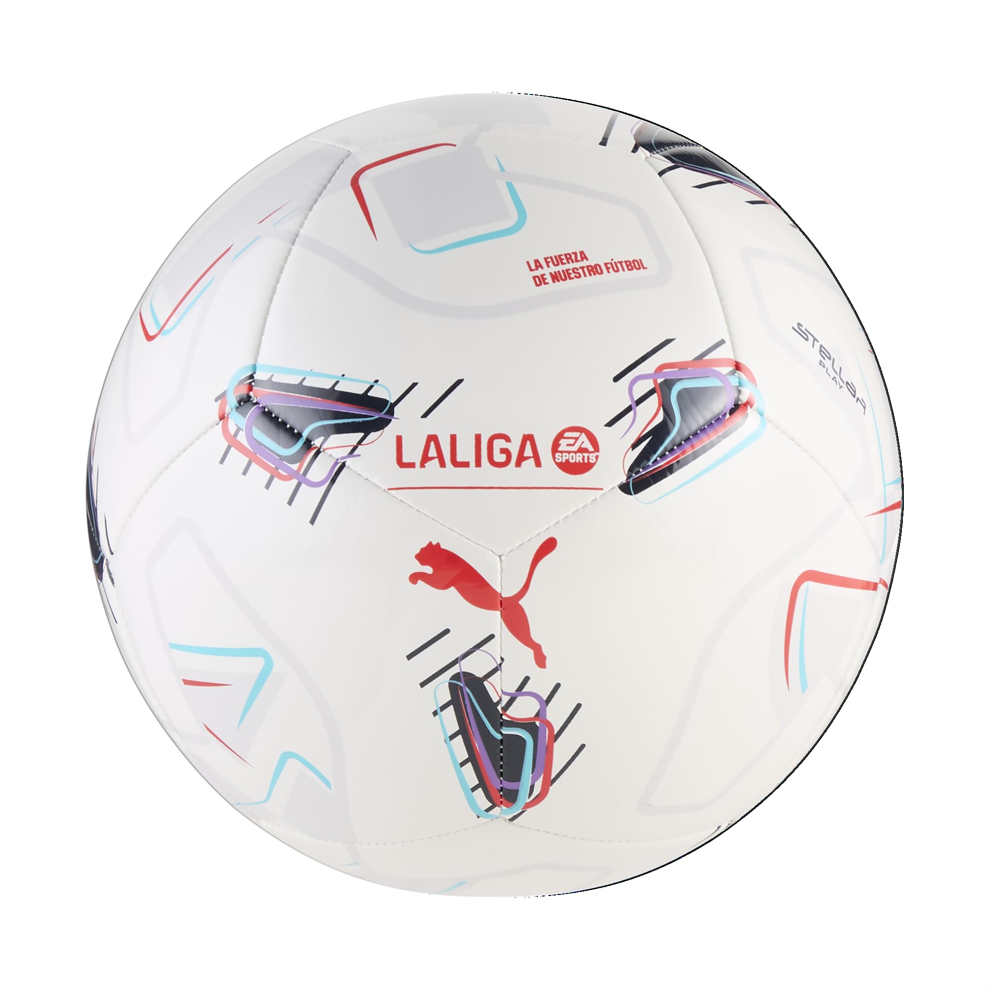Puma Stellar Play LALiga Fußball, Unisex, Weiß/Mehrfarbig, AH26