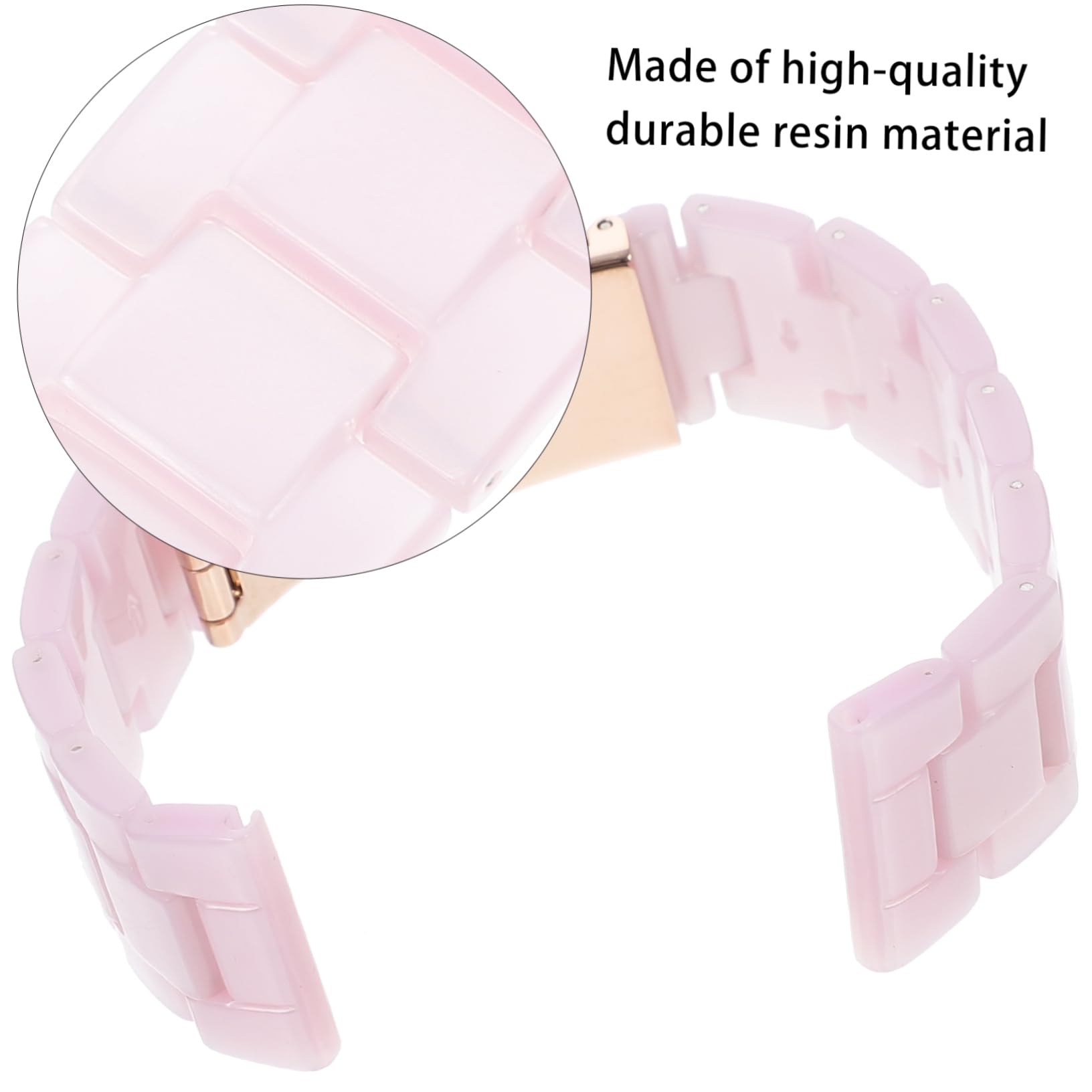 NUOBESTY Bracelet Résine pour Montre Watch Élégant Pratique pour Femme Accessoire de Mode pour Toutes Occasions