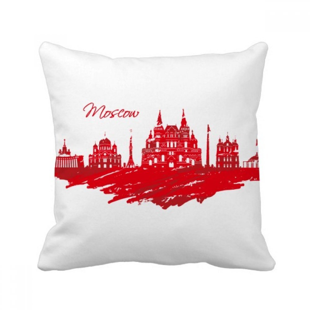 Coussin carré noir cathédrale oreiller canapé déco salon 40x40