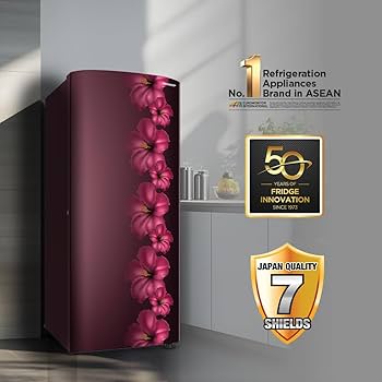 SHARP 187 L Direct Cool Single Door 2 Star Refrigerator | Glass