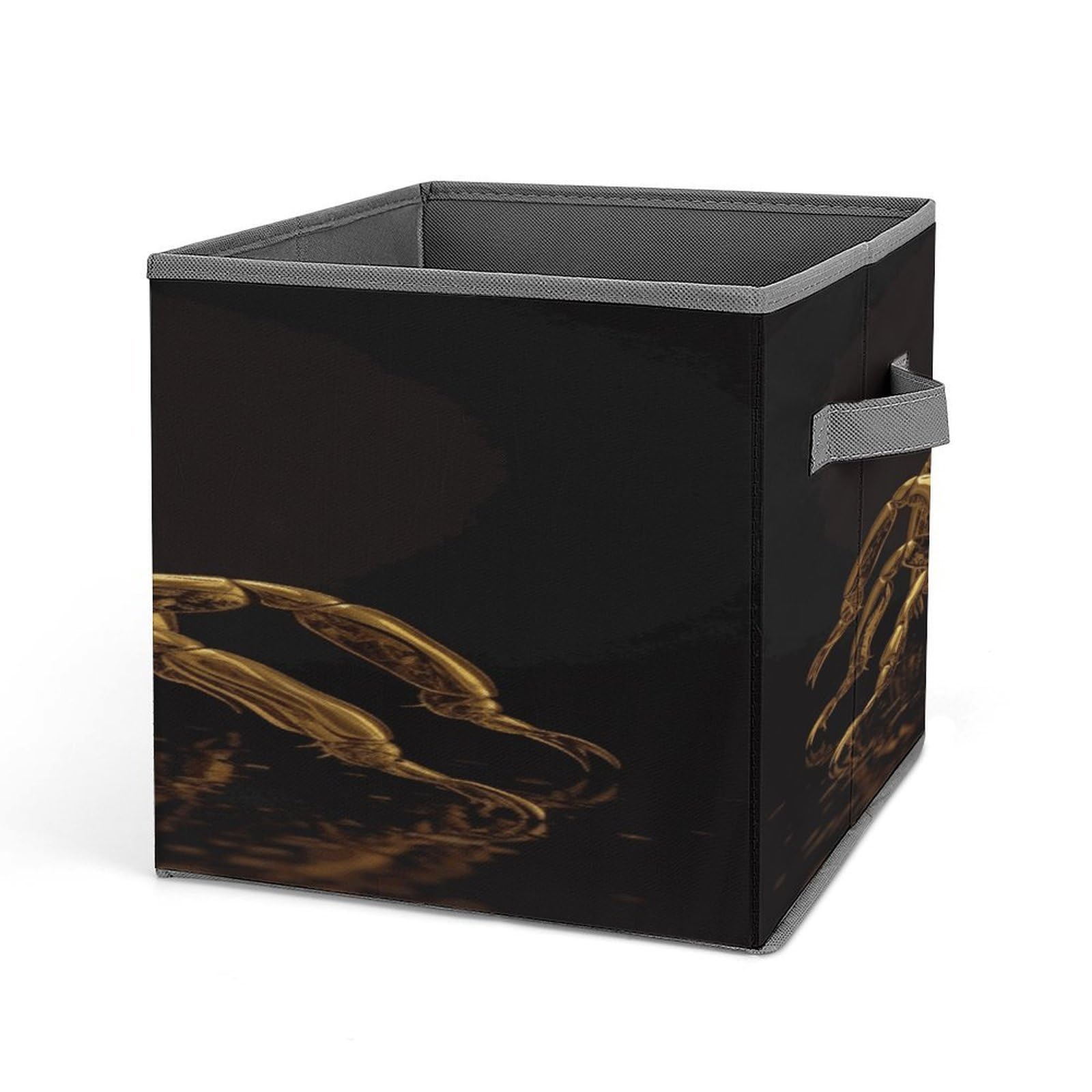 Fekiloot Style Gold Scorpion Storage Bins Storage Baskets