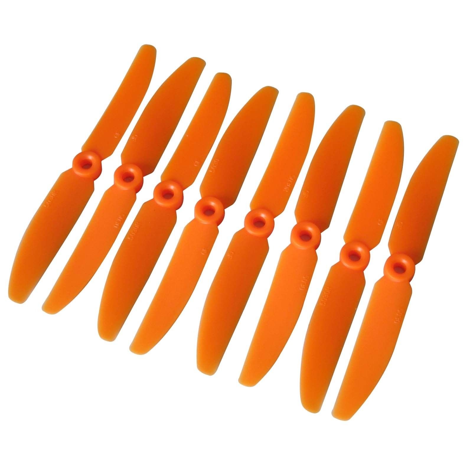 GemFan 5030 5x3 Plastic Propeller for Mini QAV250 Quadcopter Multi-Rotor Orange(Pack of 4 Pairs)