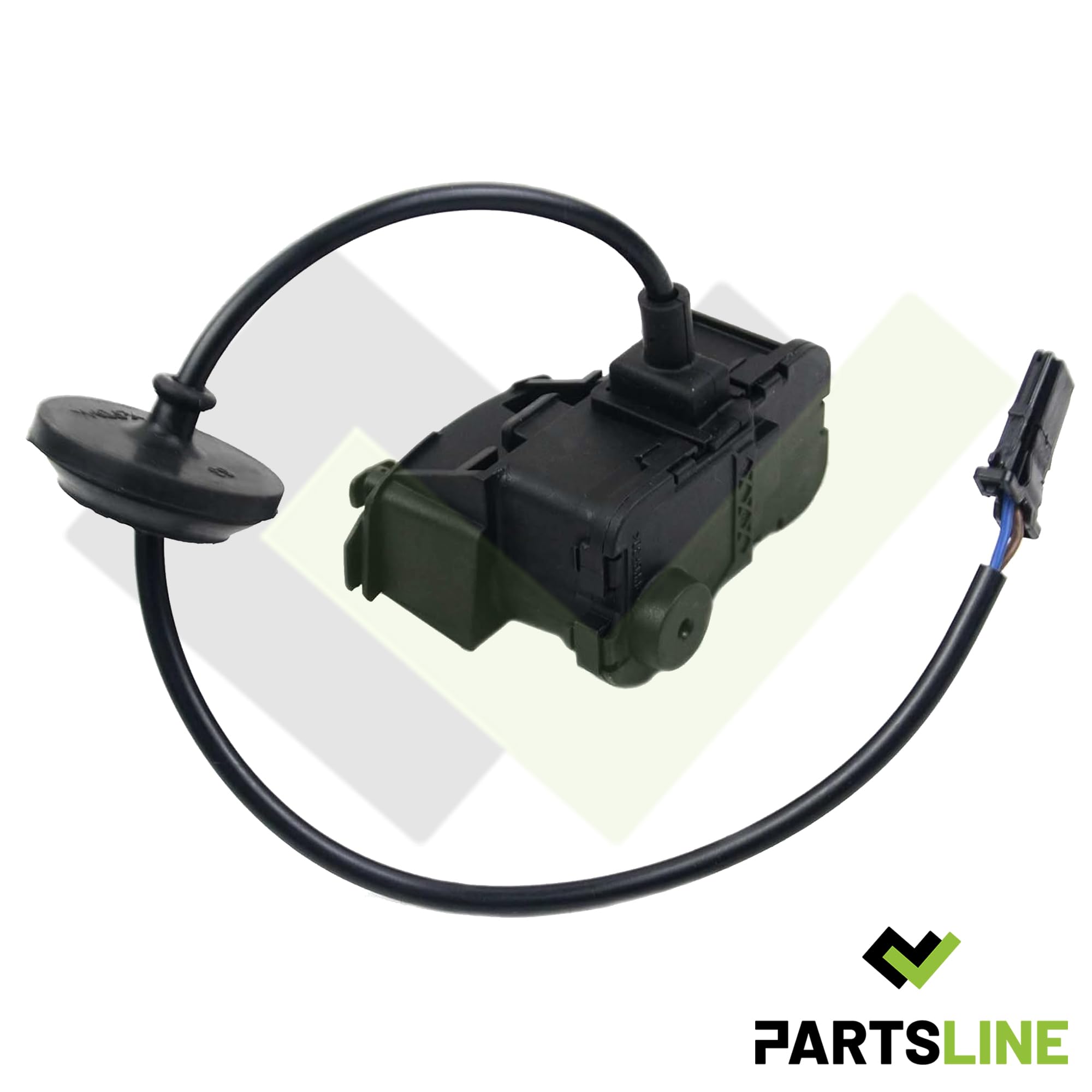 Actionneur Trappe à Carburant ECSiNG - Compatible VW Golf 4, Audi A3 A4 - Référence 1J0 810 773 - Noir/Blanc