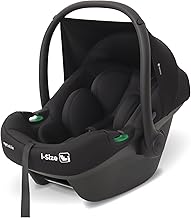 My Babiie MBCS02 i-Size Baby Car Seat - 40-87cm (Birth to 15 Months Approx.), R129, Group 0+, Lightweight Infant Carrier, Large Canopy, Newborn Insert, Adjustable Headrest - Black