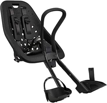 Yepp Mini 20101black Child Seat for Bicycle with Anti-Theft Lock, Front Mounting Type Mounting Hardware Set For Ages 1 to 3 Years
