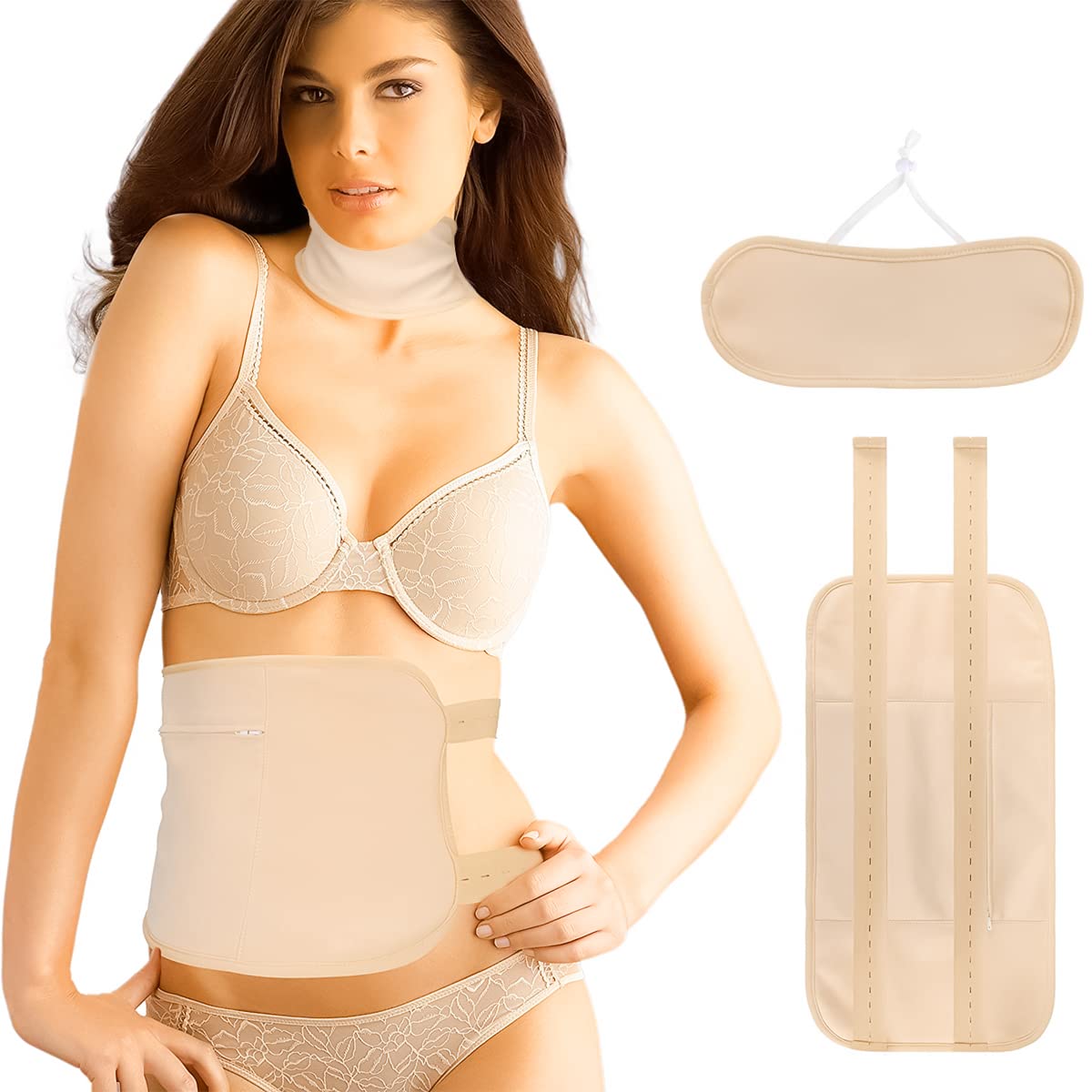 MAYCREATE® Castor Oil Pack, Adjustable Reusable Organic Castor Oil Pack Kit, Castor Oil Packs for Liver Detox Waist and Thyroid Neck, Castor Oil Pack Wrap with Adjustable Elastic Strap (B0BYDCP2JJ) Amazon Price History, Amazon Price Tracker